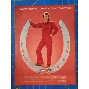 Vintage Print Ad 1979 Dickies